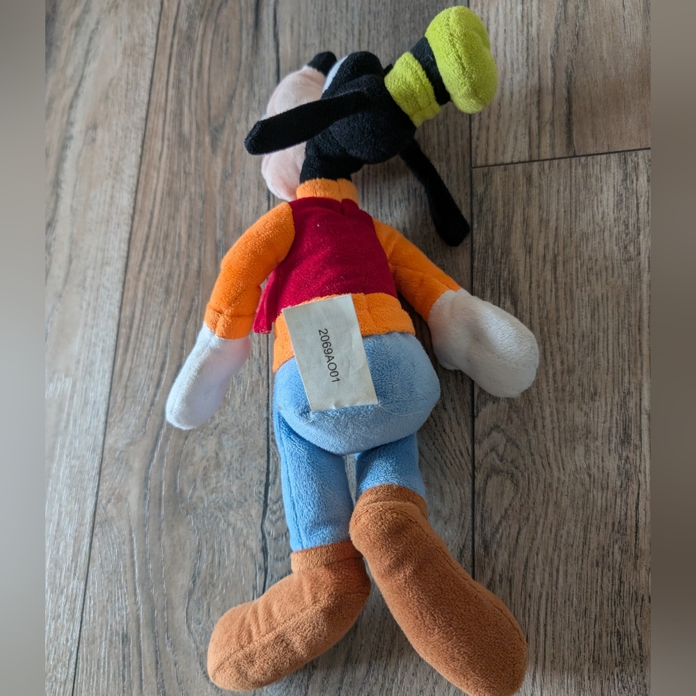 DISNEY Mickey and Goofy Plush Set Black Red Yellow Orange Blue - Picture 8 of 9